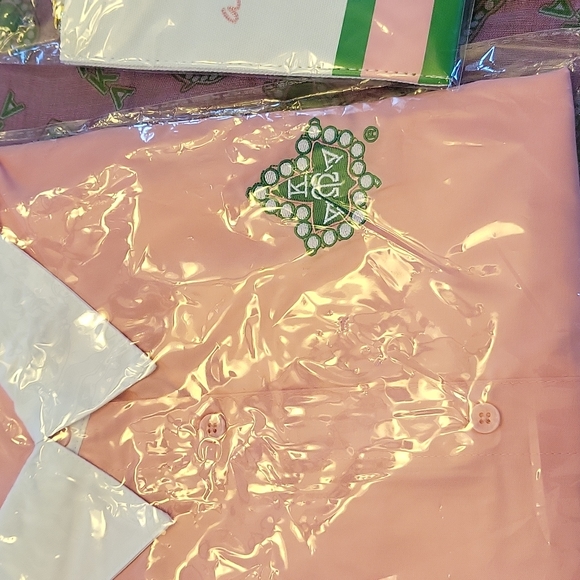 AKA Alpha kappa alpha Oxford and canvas wristlet - Picture 6 of 7